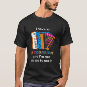 T-shirt Accordéon drôle