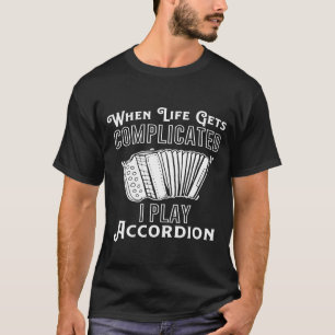 T-shirt Accordion Accordions Players Accordionist