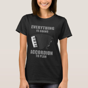 T-shirt Accordion Hommes Cool Joueuse aux instruments plai