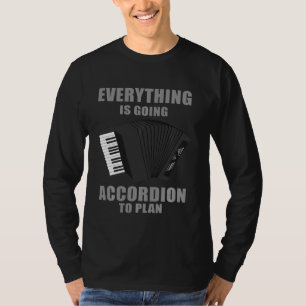 T-shirt Accordion Hommes Cool Joueuse aux instruments plai