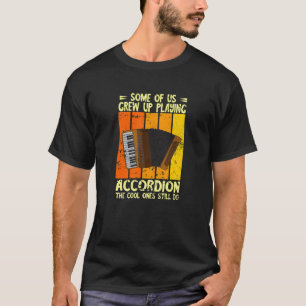 T-shirt Accordion Jouant Toujours Air Accordion Polka Musi