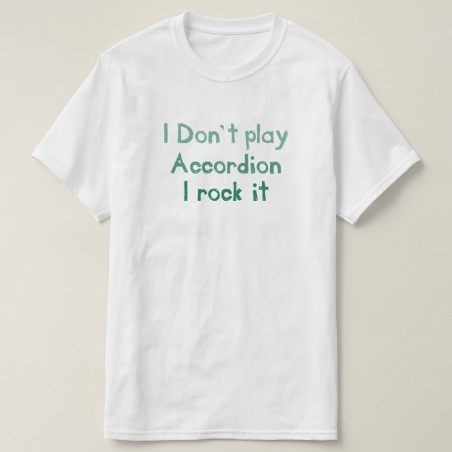 T-shirt Accordion Rock It Tee (Design devant)