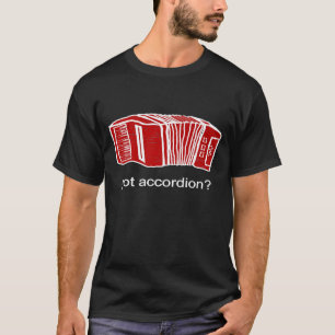 T-shirt Accordioniste Rouge Accordioniste Accordié Joueur 