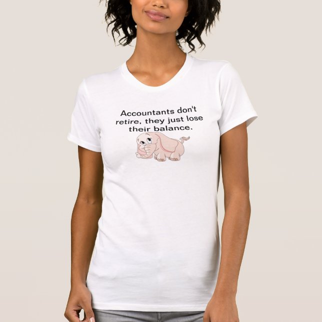 T-shirt Accountaints ne se retirent pas (Devant)