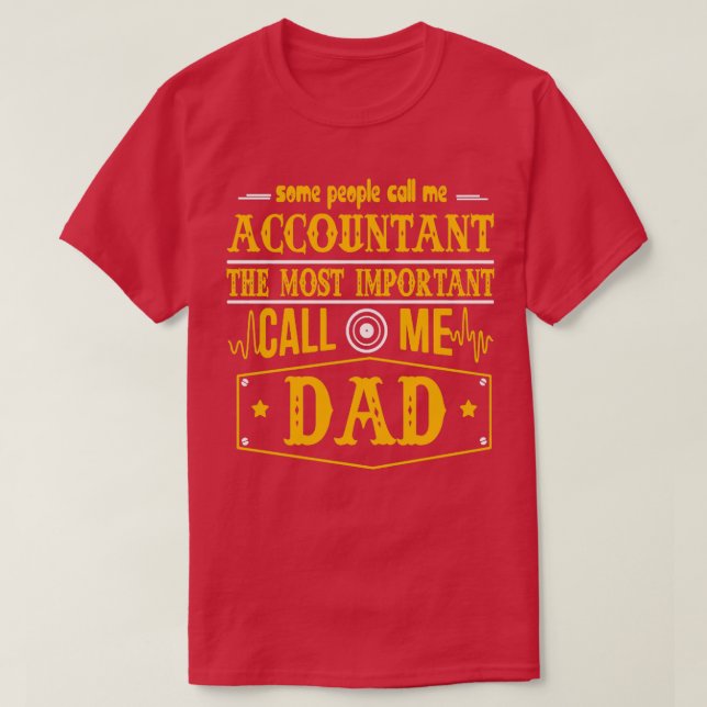 T-SHIRT ACCOUNTANT BEST COLLECTION 2017 2 (Design devant)