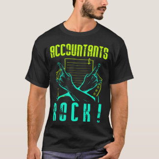 T-shirt Accountants Rock Accountinga Season Numbers funny