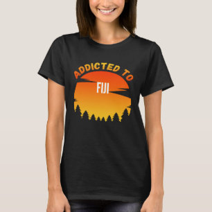 T-shirt Accro à Fiji Né à Fiji