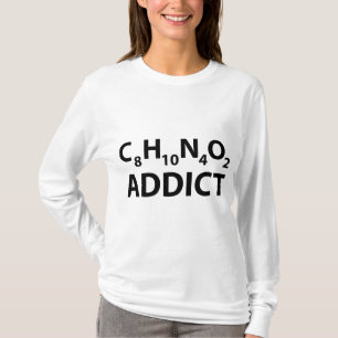 T-shirt Accro à la caféine