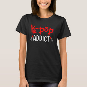 T-shirt Accro à la K-Pop Coréen Mignon Corée Fan Musique C