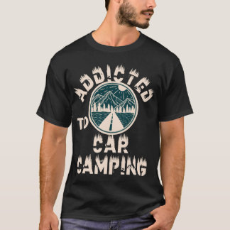 T-shirt Accro au camping-car rétro