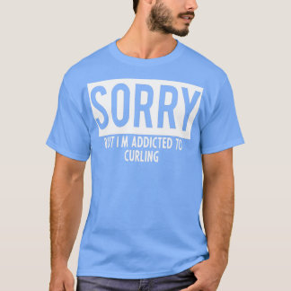 T-shirt accro au curling