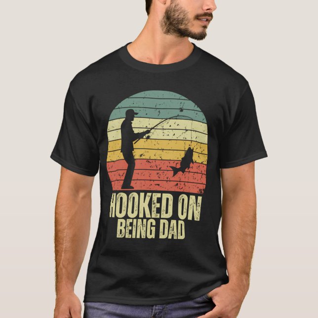 T-shirt Accro au rôle de papa (Devant)