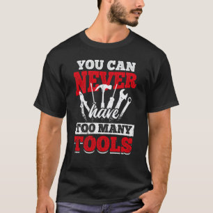 T-shirt Accro aux outils  Mécanicien et artisan
