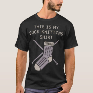 T-shirt Accro du tricot de chaussettes, début par le haut,