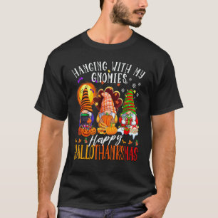 T-shirt Accrochage Avec Mes Gnomes Joyeux Gnome De Halloth