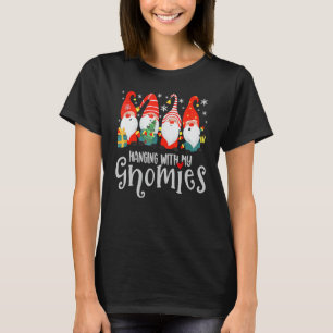 T-shirt Accrochage Avec Mes Gnomes, Joyeux Noël Gnomes Ga
