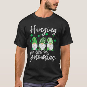 T-shirt Accrochage Avec Mes Gnomes Shamrock St Patrick's D