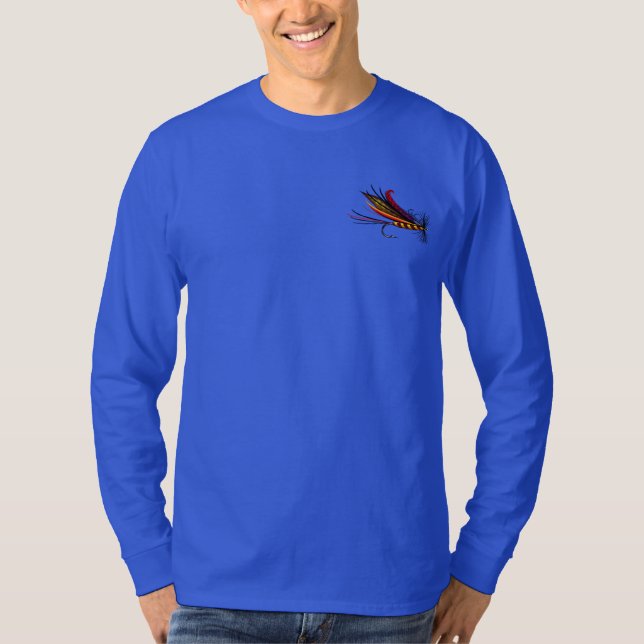 T-shirt Accroché À La Pêche À La Mouche (Devant)