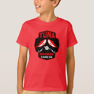 T-shirt Accroché À La Pêche Au Thon
