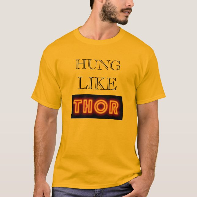 T-shirt Accroché comme le THOR (Devant)