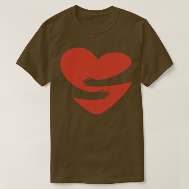 T-shirt Accroche du coeur (Design devant)