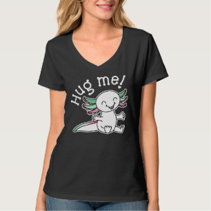T-shirt Accroche-moi ! Cute Axolotl dans les couleurs de l