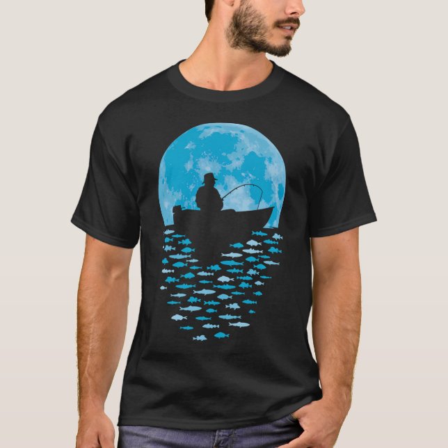T-shirt Accroché par le clair de lune (Devant)