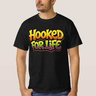 T-shirt Accroché Pour La Vie Graffiti Arc-En-Ciel