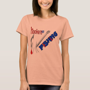 T-shirt Accroché sur pêcher la chemise drôle de pêche
