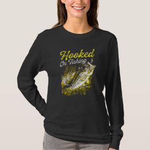 T-shirt Accroché Sur Pêcheur De Basse Pêche