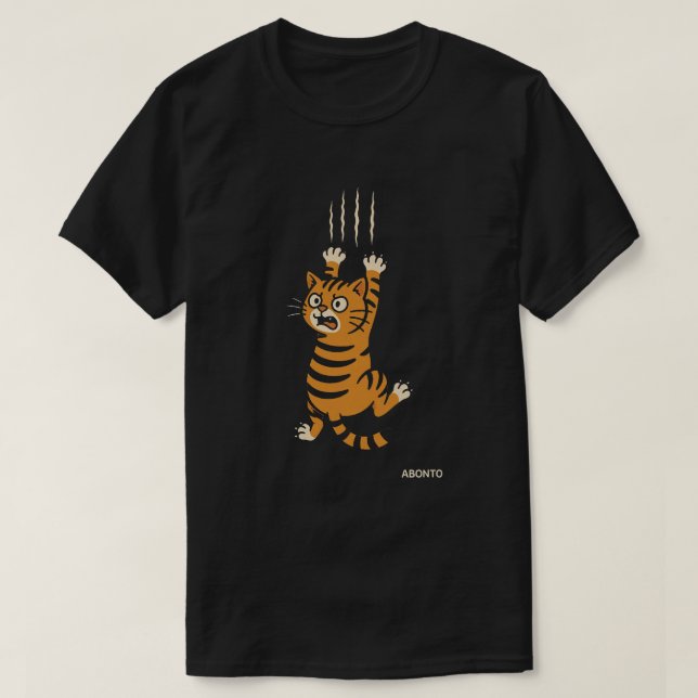T-shirt Accroche-toi, presque ! (Design devant)