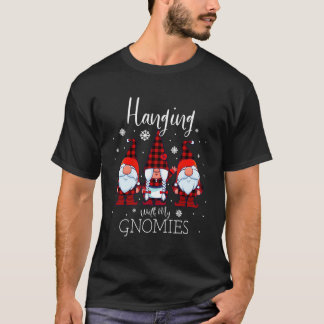 T-shirt Accrocher Avec Mes Gnomies Buffalo Plaid Ga