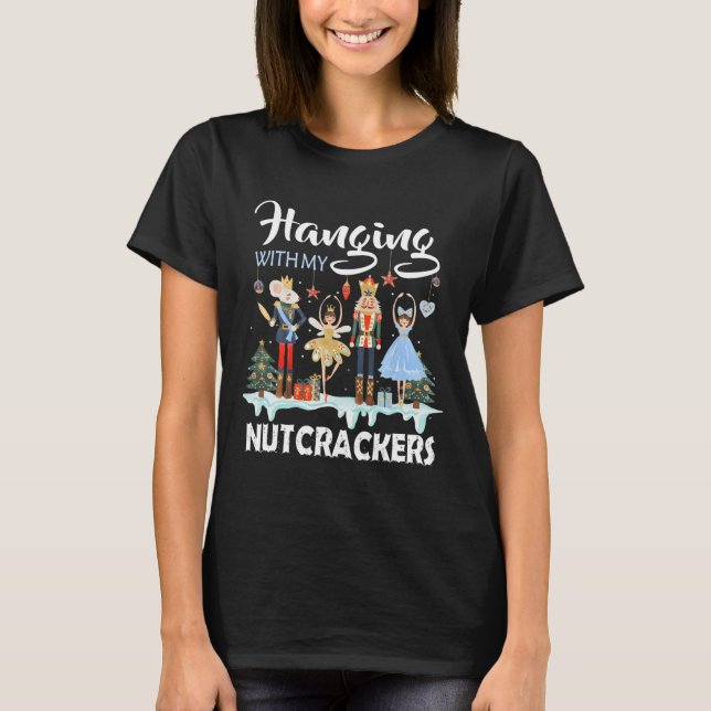 T-shirt Accrocher avec mon équipe de crackers cracheurs Ba (Devant)