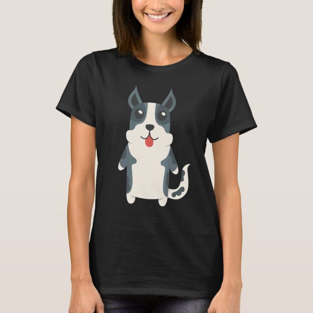 T-shirt Accrocher des chiens Koolie (Devant)