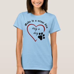 T-shirt Accrocher un chien