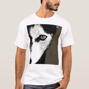 T-shirt Accrochez le chien de traîneau