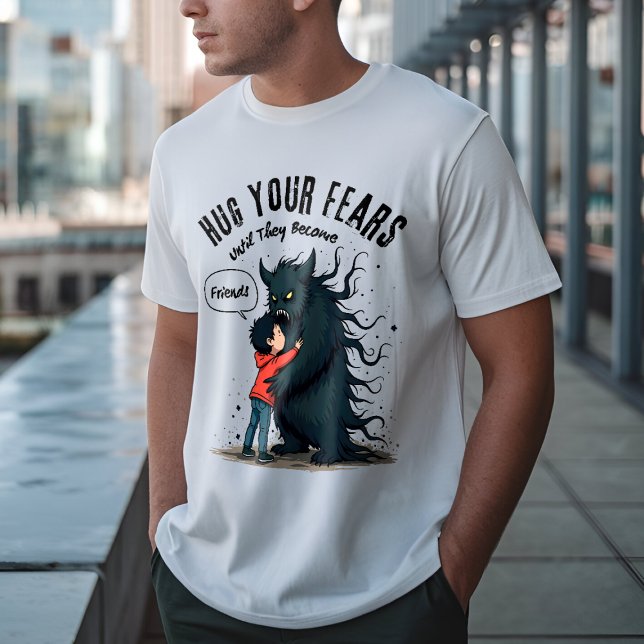 T-shirt Accrochez vos peurs - Surmonter la peur Motivation (Créateur téléchargé)