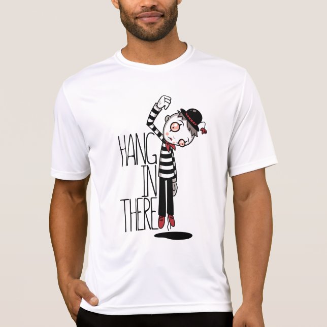 T-shirt Accrochez-Vous Là Mime (Devant)