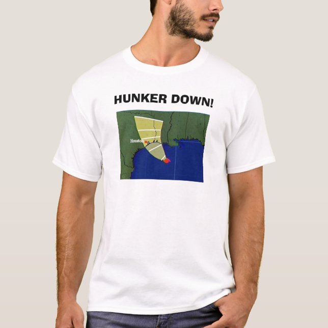 T-SHIRT ACCROUPISSEZ-VOUS VERS LE BAS LE BLANC (Devant)