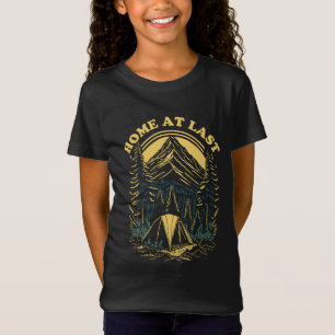 T-Shirt Accueil À Dernier - Camping