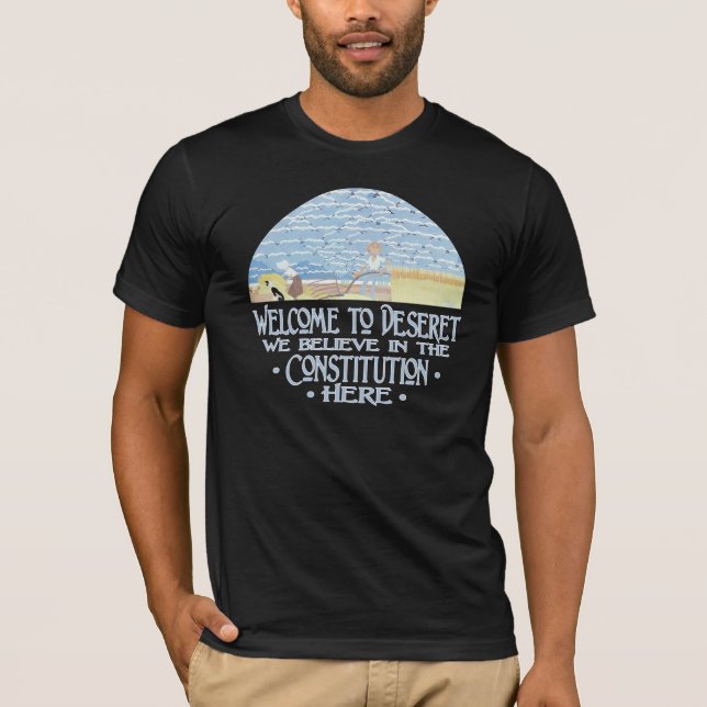 T-shirt Accueil à Deseret (Devant)