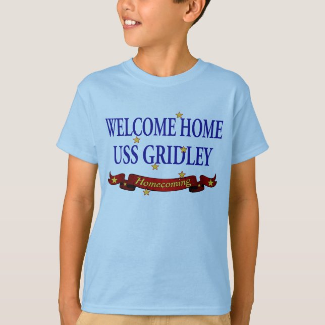 T-shirt Accueil Accueil USS Gridely (Devant)