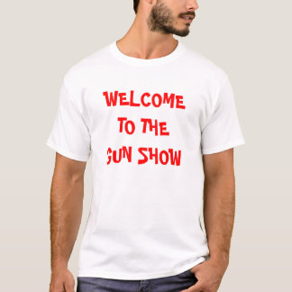 T-SHIRT ACCUEIL AU SALON D'ARMES À FEU