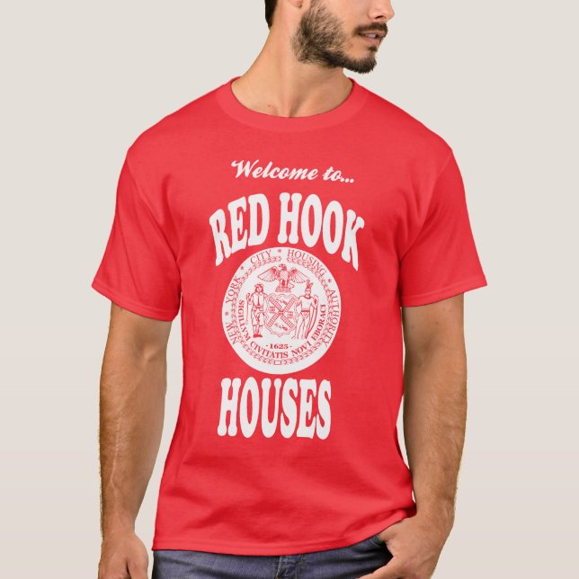 T-shirt Accueil aux Chambres rouges de crochet - copie (Devant)
