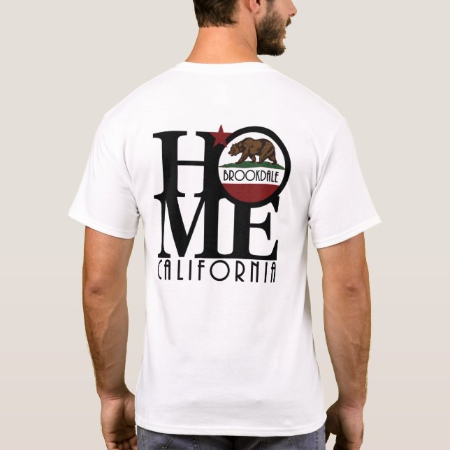 T-shirt ACCUEIL Brookdale (impression au verso) (Dos)