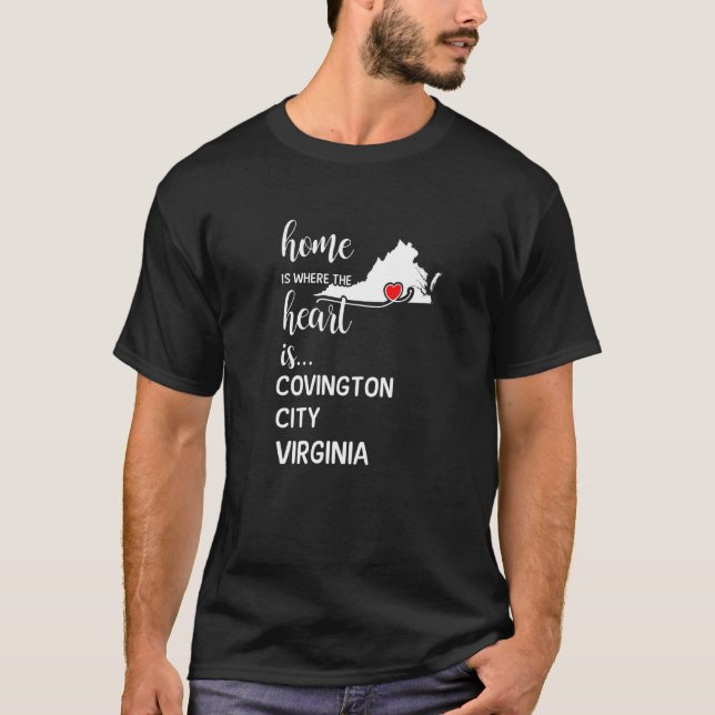 T-shirt Accueil C'Est Là Que Covington City Comté V (Devant)