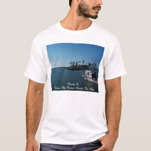 T-shirt Accueil C'Est Là Que L'Eau Rencontre Le Ciel