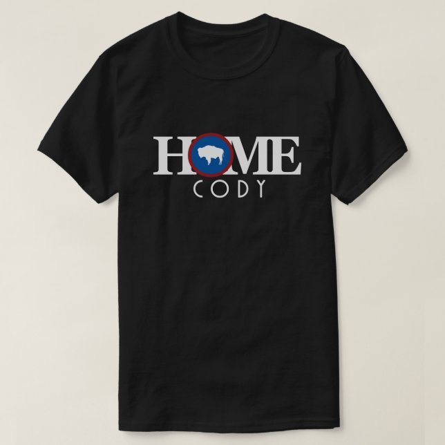 T-shirt ACCUEIL Cody Wyoming (Design devant)