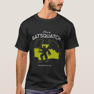 T-shirt Accueil De Batsquatch - Washington Usa Cryptid
