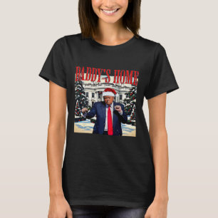 T-shirt Accueil de papa Edition Noël Maison Blanche Trump 